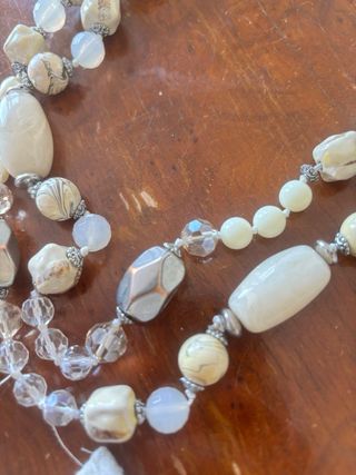 Lunga collana perline 80cm