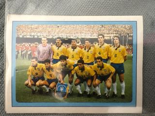 Cromo Selección de Brasil Mundial USA 94 GANADOR!!