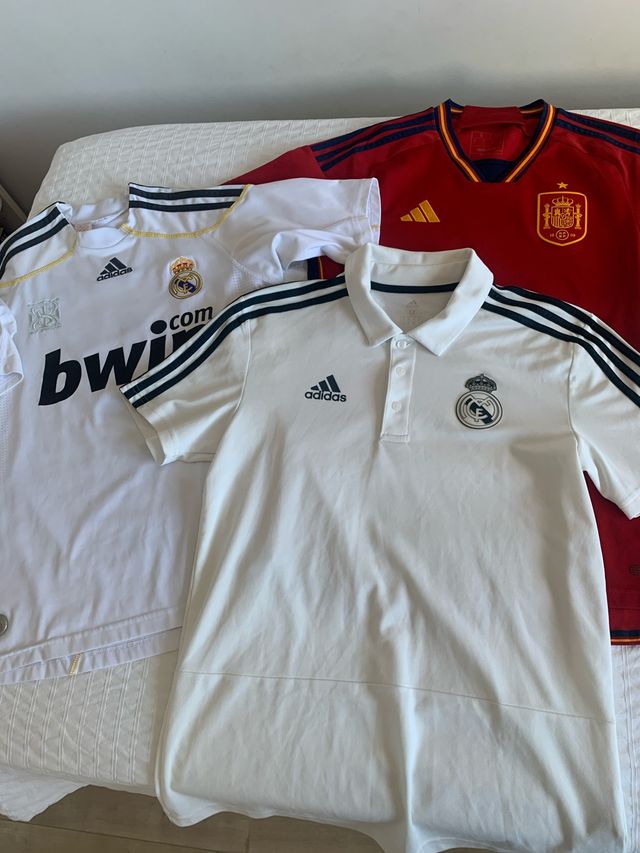 Lote 3 Camisetas Futbol Originales (RMCF, ESP)
