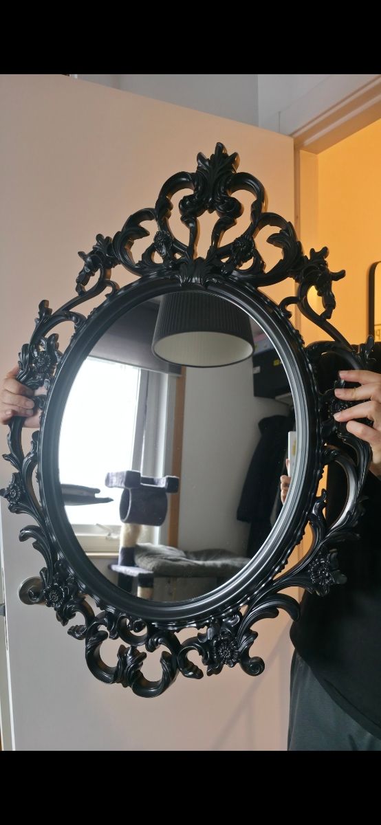 Espejo barroco negro Ikea
