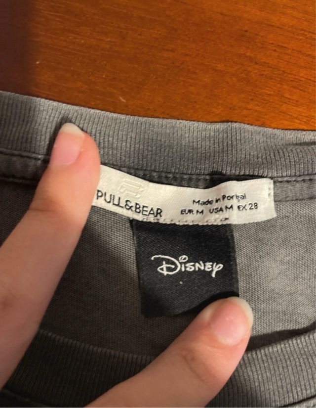 Camiseta Disney Talla Única Stitch Gris