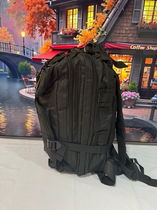 Mochila Táctica Militar 25L Negra pequeña mini 