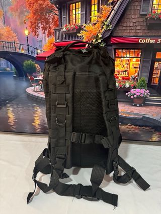 Mochila Táctica Militar 25L Negra pequeña mini 