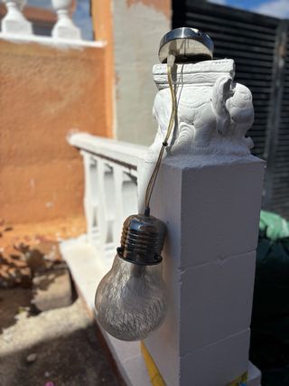 Lámpara Decorativa Forma Bombilla