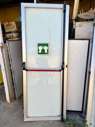 Puerta de emergencia aluminio antipánico