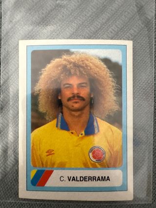 Cromo Valderrama Mundial USA 94