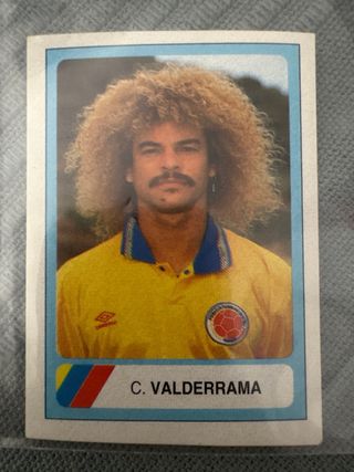 Cromo Valderrama Mundial USA 94