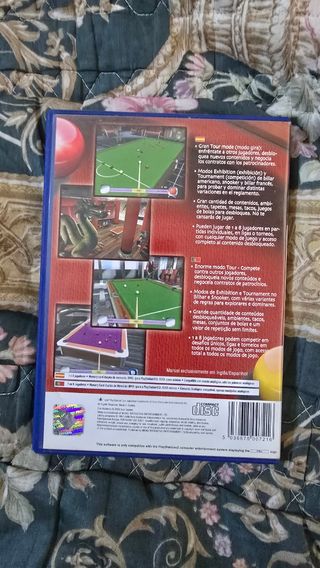 Cue Academy Snooker Pool Billiards PS2