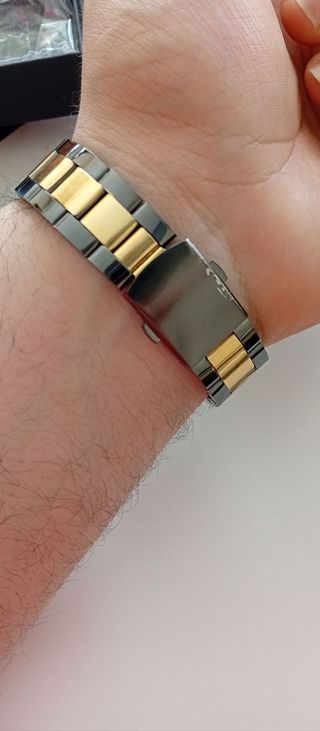 Reloj GMT oro negro 39mm 