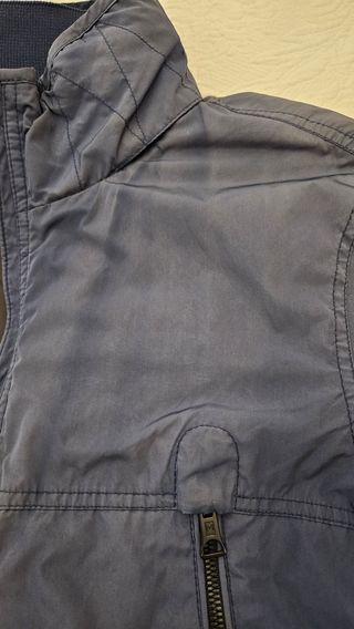 Cazadora bomber azul hombre