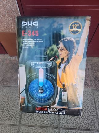 Altavoz Karaoke DHG E-345 con Ruedas