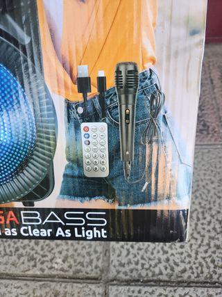 Altavoz Karaoke DHG E-345 con Ruedas