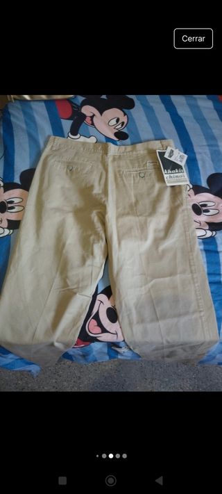 Pantalón Chino Beige Hombre talla 46.