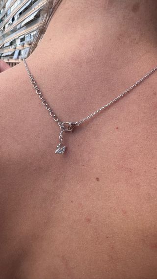 Collar Swarovski Cisne Plateado