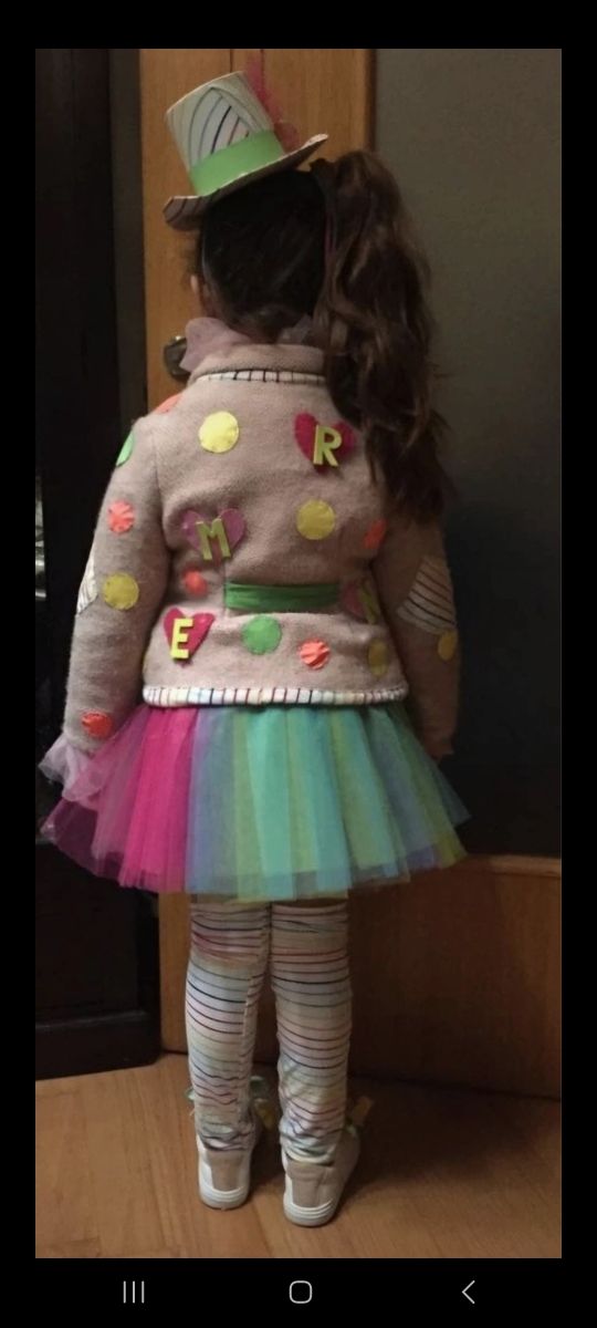 Disfraz payaso niña 4 años.
