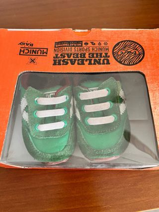 Zapatillas Munich bebé verdes