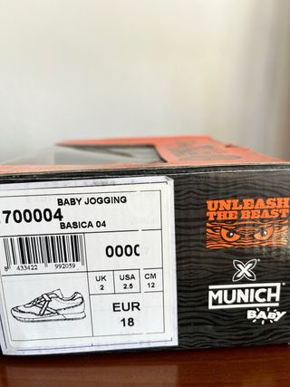 Zapatillas Munich bebé verdes