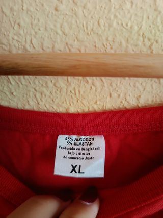 Camiseta de tirantes roja