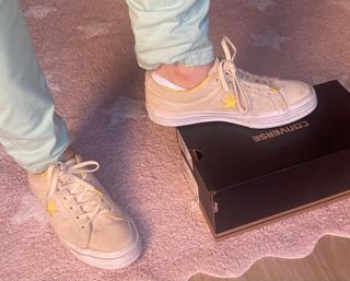 Zapatillas Converse Piel Amarillas Talla 38