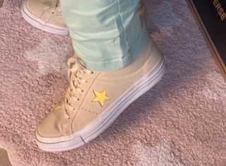 Zapatillas Converse Piel Amarillas Talla 38