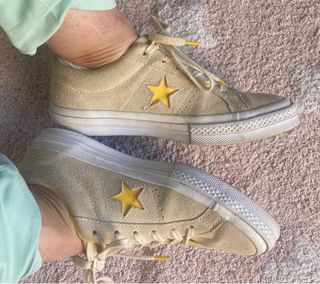 Zapatillas Converse Piel Amarillas Talla 38