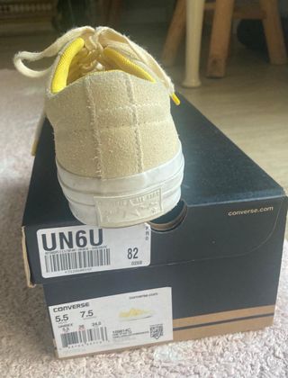 Zapatillas Converse Piel Amarillas Talla 38