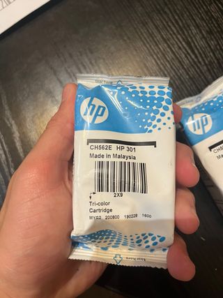 Cartuchos Tinta HP 301 Tri-color CH562E
