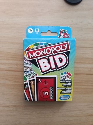 Monopoly Bid Juego de Cartas