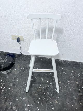 Silla alta infantil AGAM blanca Ikea
