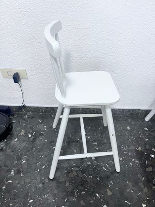 Silla alta infantil AGAM blanca Ikea