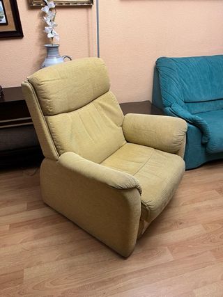 Sillón relax reclinable tela lavable