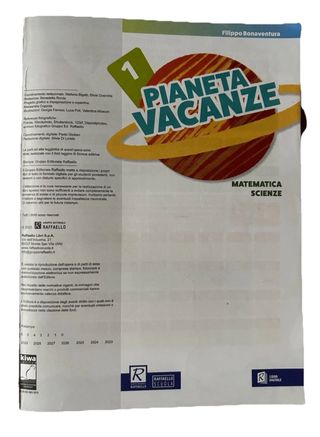 Libro "Pianeta vacanze 1" Matematica e scienze