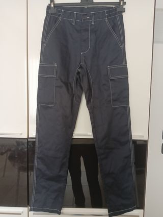 Pantaloni cargo neri donna tg S