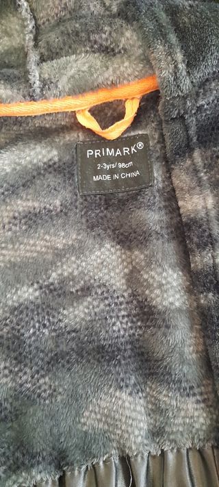 Albornoz niño Primark Talla 2-3 años