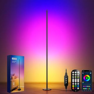 Lámpara de Pie LED YICAIZI RGB Control App y mando