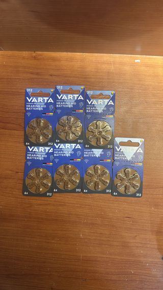 Pilas Varta 312 para audífonos (6x)