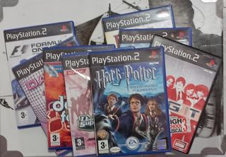 Lote 8 Juegos PS2: Harry Potter, F1, Dance