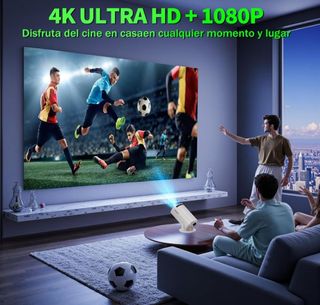 Proyector Portátil Nonete 4K y Full HD 1080P