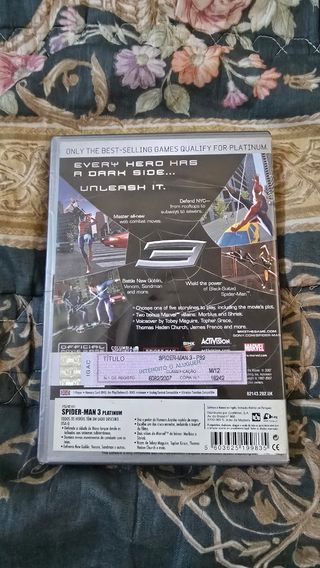 Spider-Man 3 PS2 - Edição Platinum