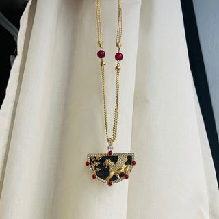 Collana con leone alato 48+8cm