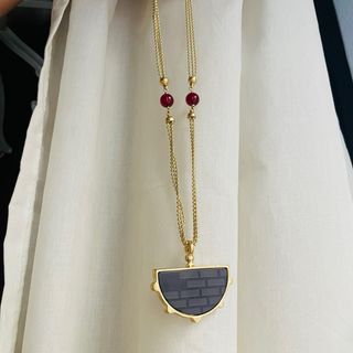 Collana con leone alato 48+8cm