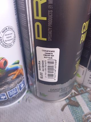 Lote Pinturas y Barniz Spray, 5 euros cada bote