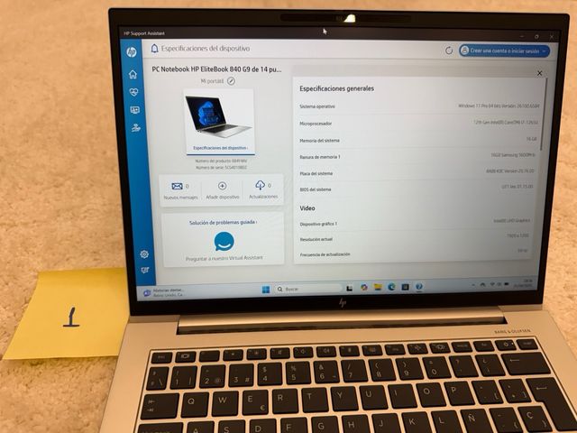 Portátil HP EliteBook 840 G9 14”