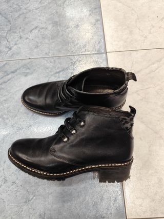 Botas negras piel mujer talla 39 