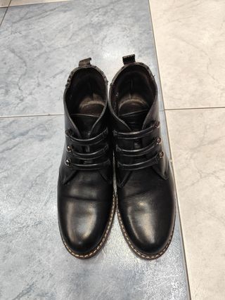 Botas negras piel mujer talla 39 