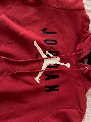 Sudadera Jordan Roja con Logo Jumpman
