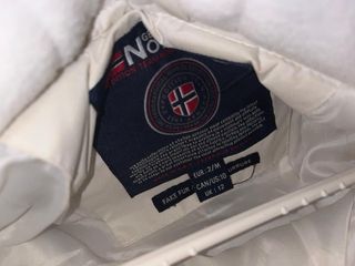 Abrigo Geographical Norway Blanco