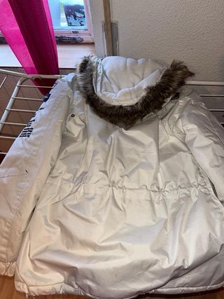 Abrigo Geographical Norway Blanco