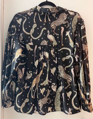 Blusa estampada animales selva
