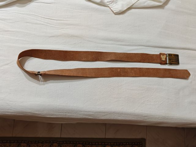 Cintura mi vero cuoio fatta e cucita tutto a mano